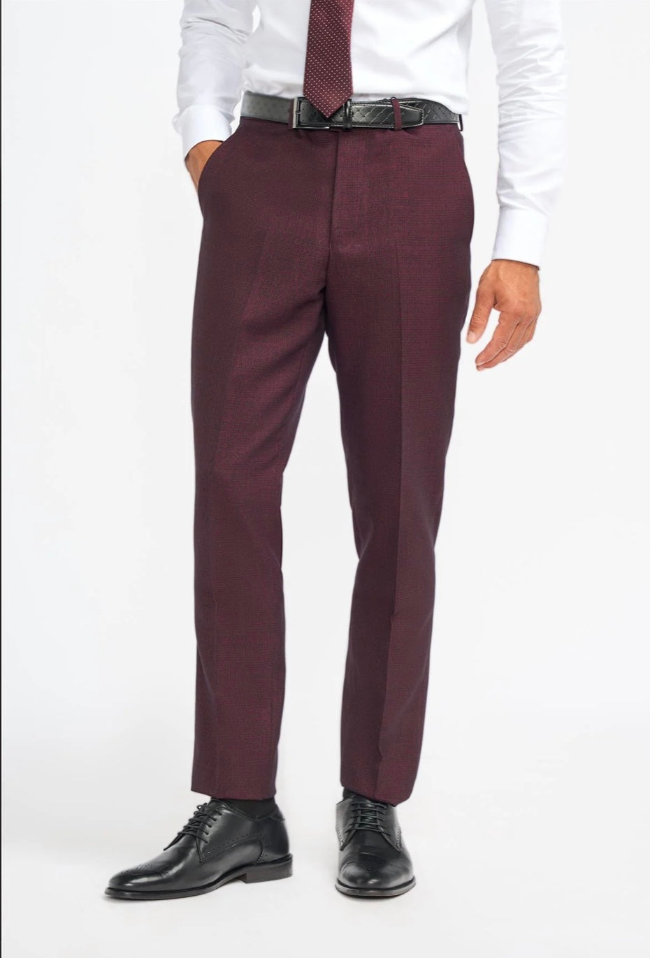 Cavani caridi wine trousers