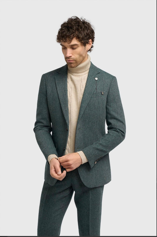 Cavani Thomas lush olive blazer