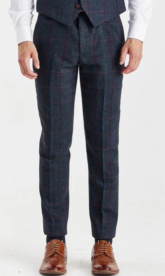 Paul Andrew Madrid navy trousers