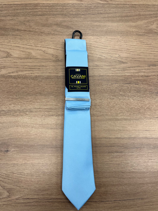 Cavani tie set sky