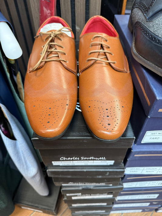Charles Southwell tan shoe sale