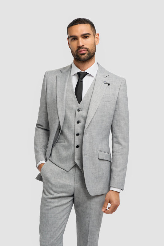Malibu Grey Three Piece Suit