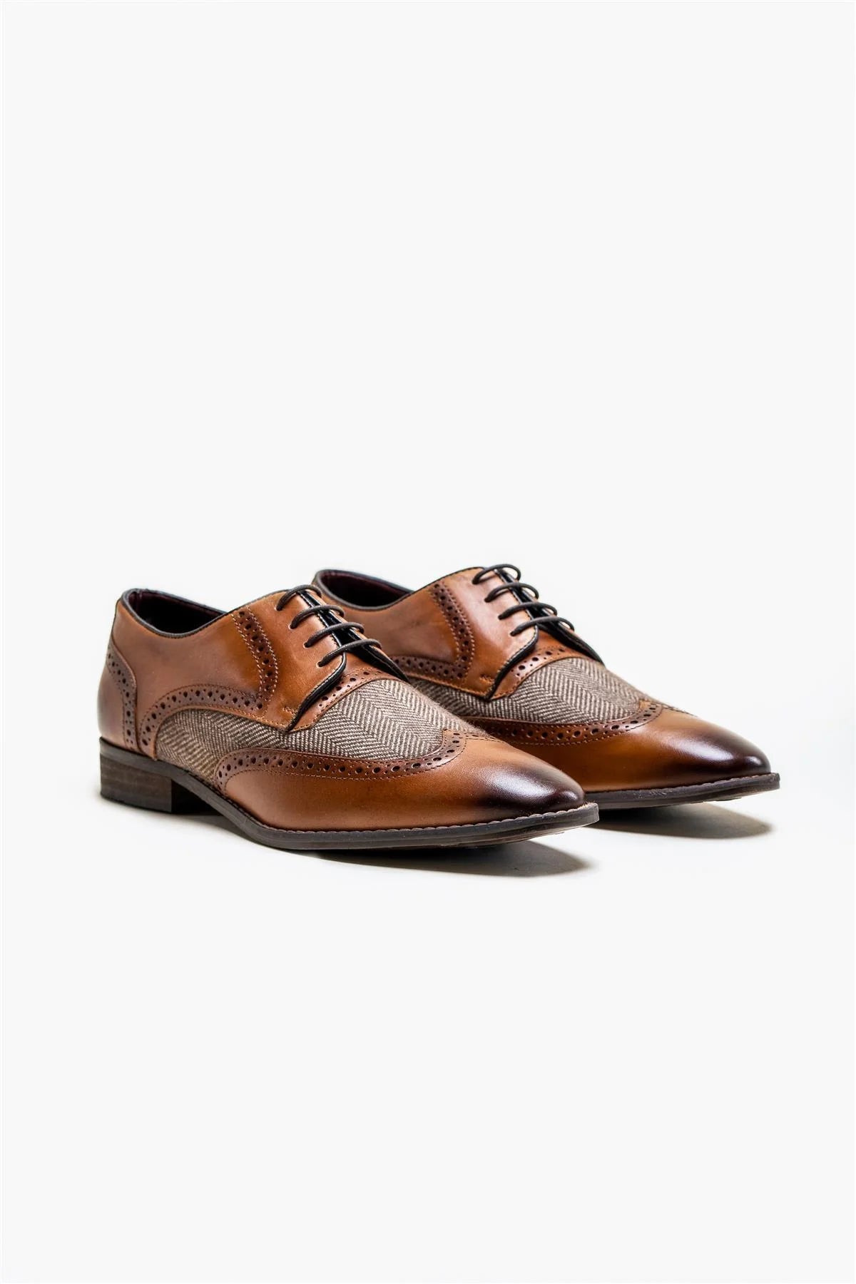 Faro Shoes Tan Navy Bo