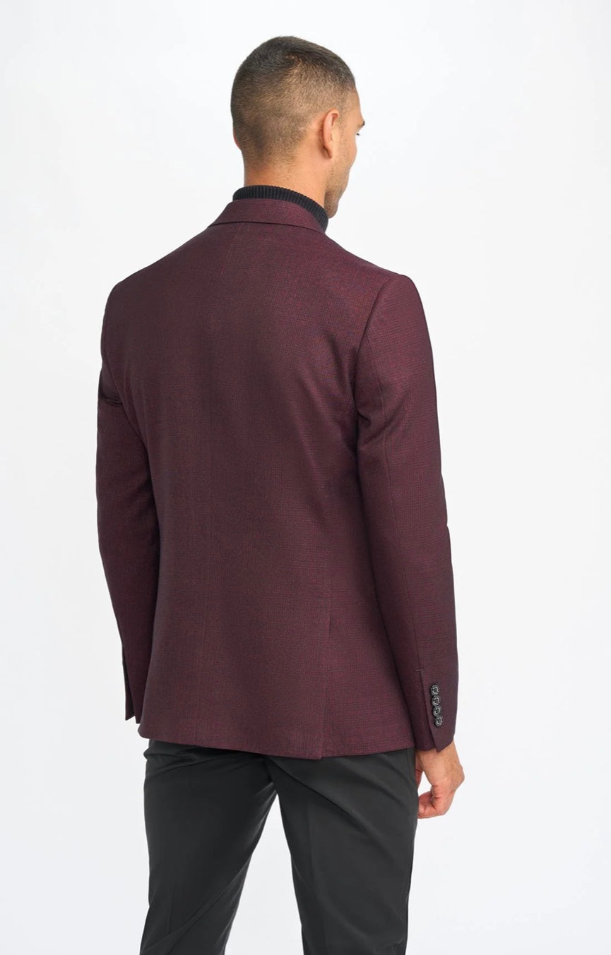 Cavani caridi wine blazer