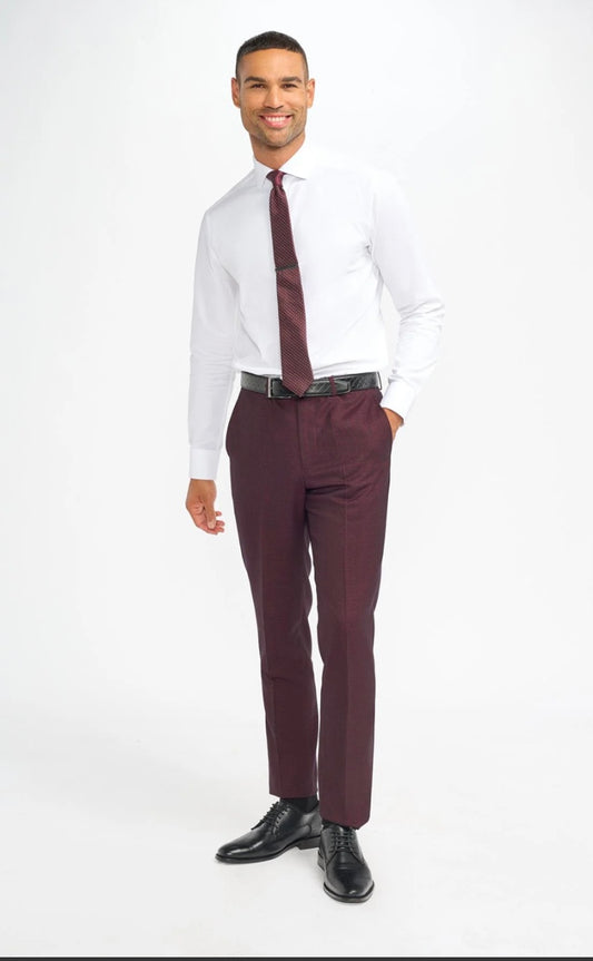 Cavani caridi wine trousers