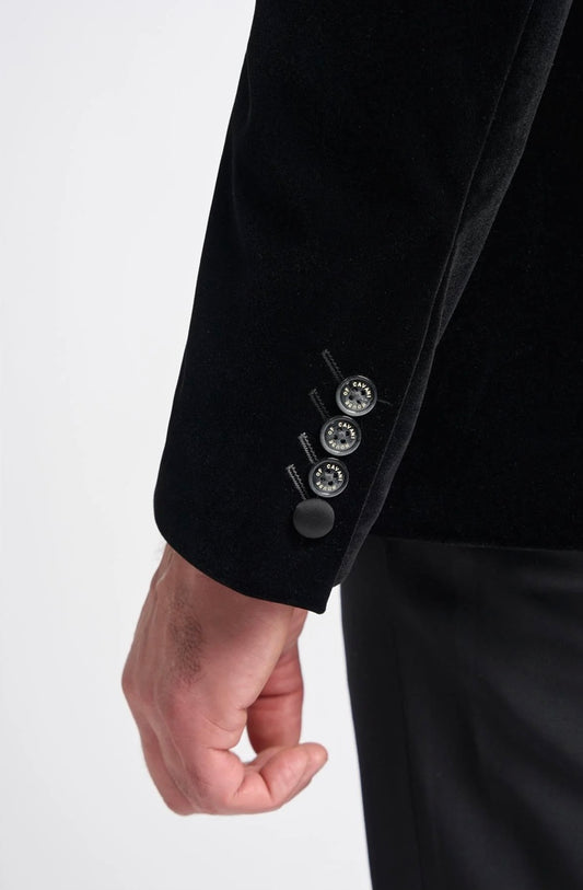 Cavani rose black blazer