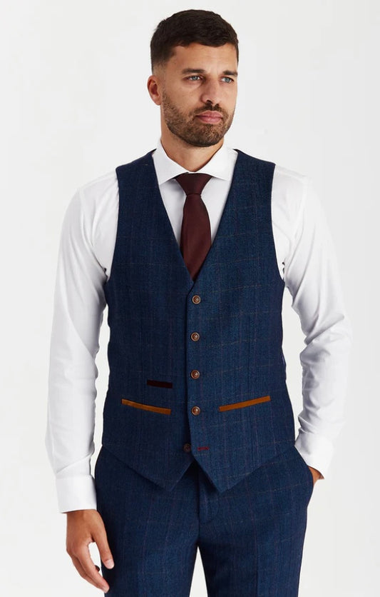 Paul Andrew Scott navy blue W/coat