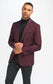 Cavani caridi wine blazer
