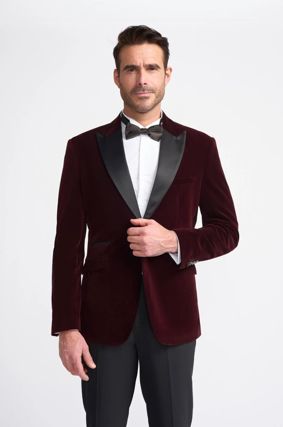 Cavani Rosa wine blazer