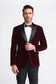 Cavani Rosa wine blazer