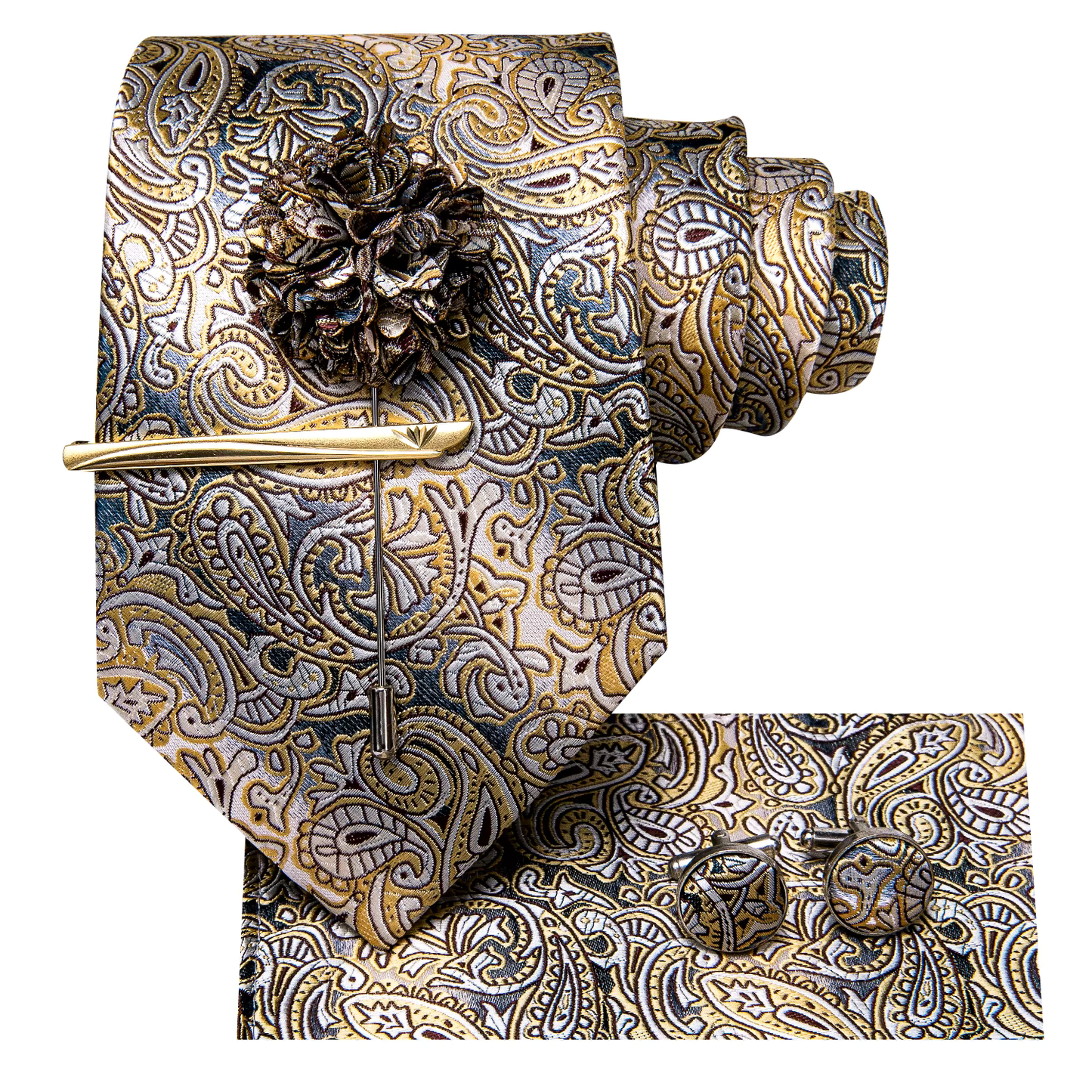 Yellow/Brown Tie