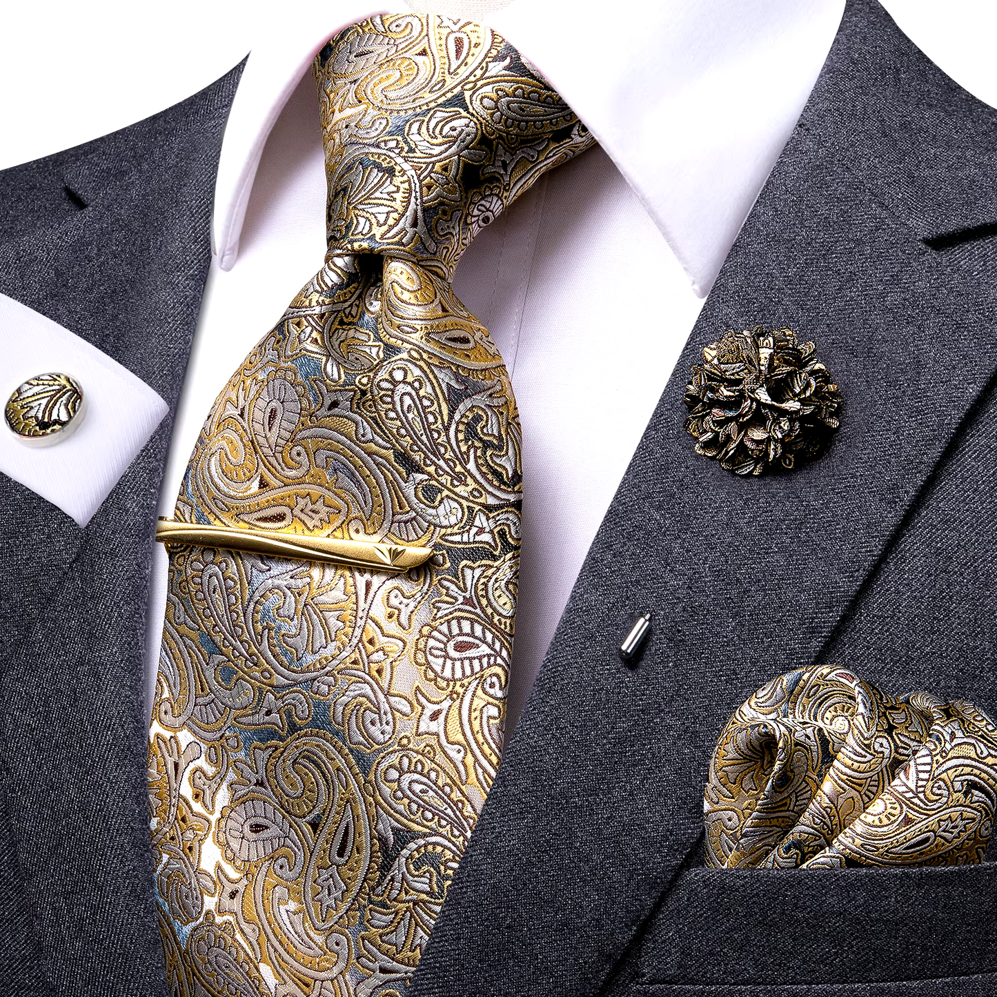 Yellow/Brown Tie