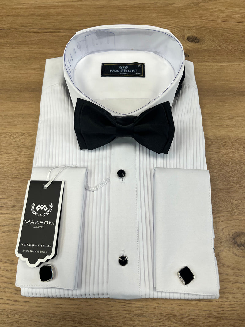Makrom London ribbed shirt set