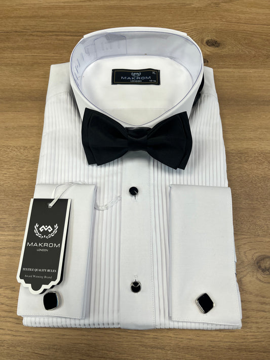 Makrom London ribbed shirt set