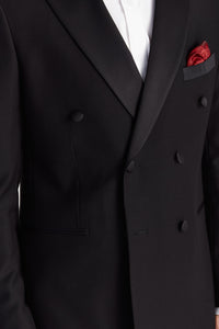 Harry Black Double Breasted Jacket